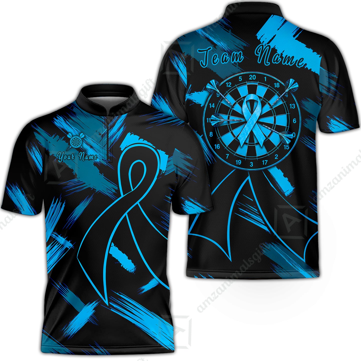 Custom Darts Jersey Polo Shirt, Ribbons Dart, Custom Dart Jersey Team Shirt For Players With Name & Team Name