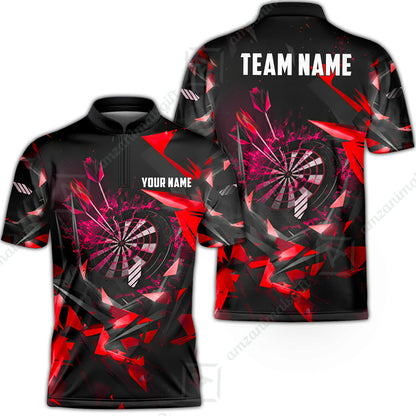 Custom Darts Team Jersey, Personalized Fury Dart Jersey Shirt For Players With Name & Team Name