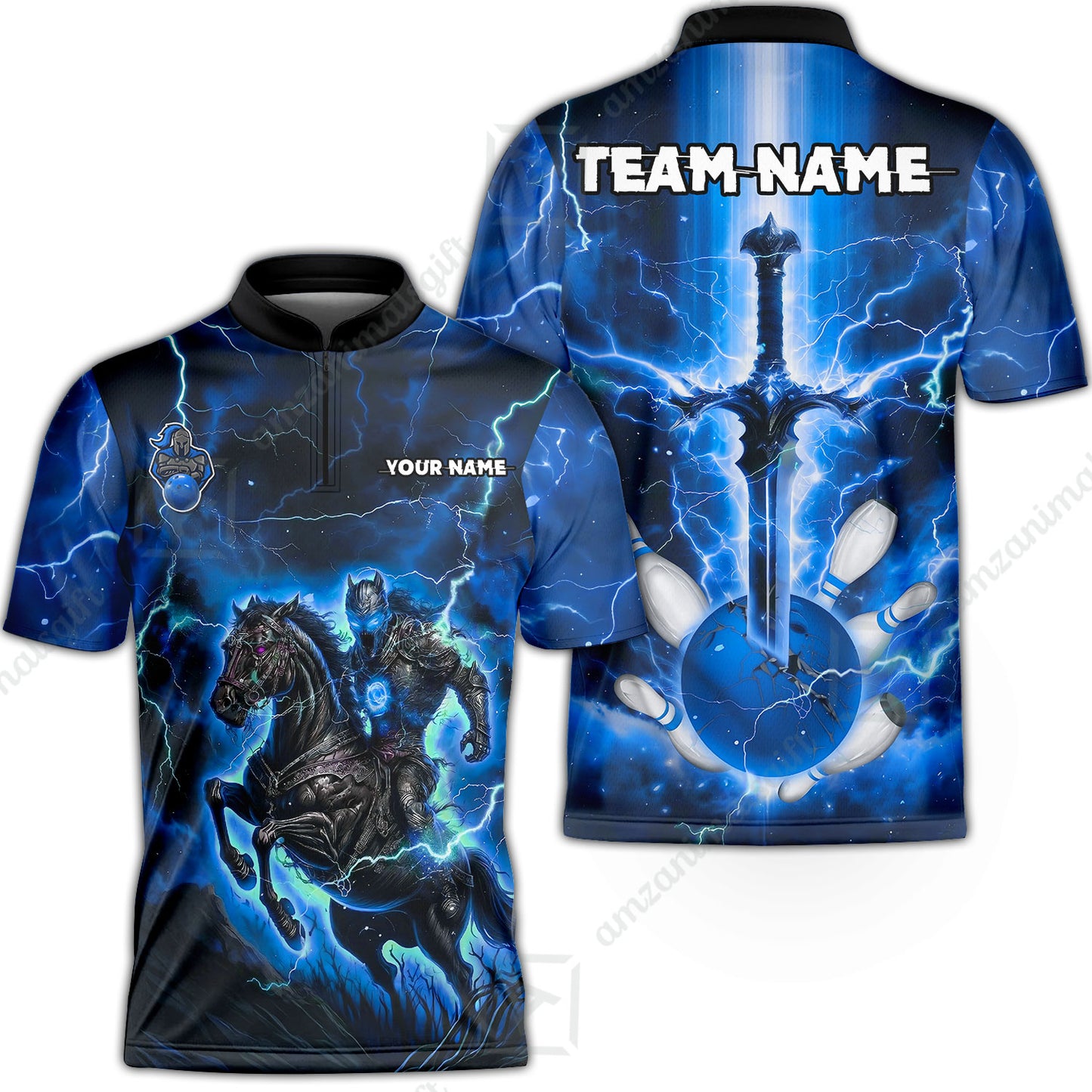 Custom Bowling Jersey Polo Shirt, Dark Knight Bowling, Custom Bowling Jersey Team Shirt For Players With Name & Team Name
