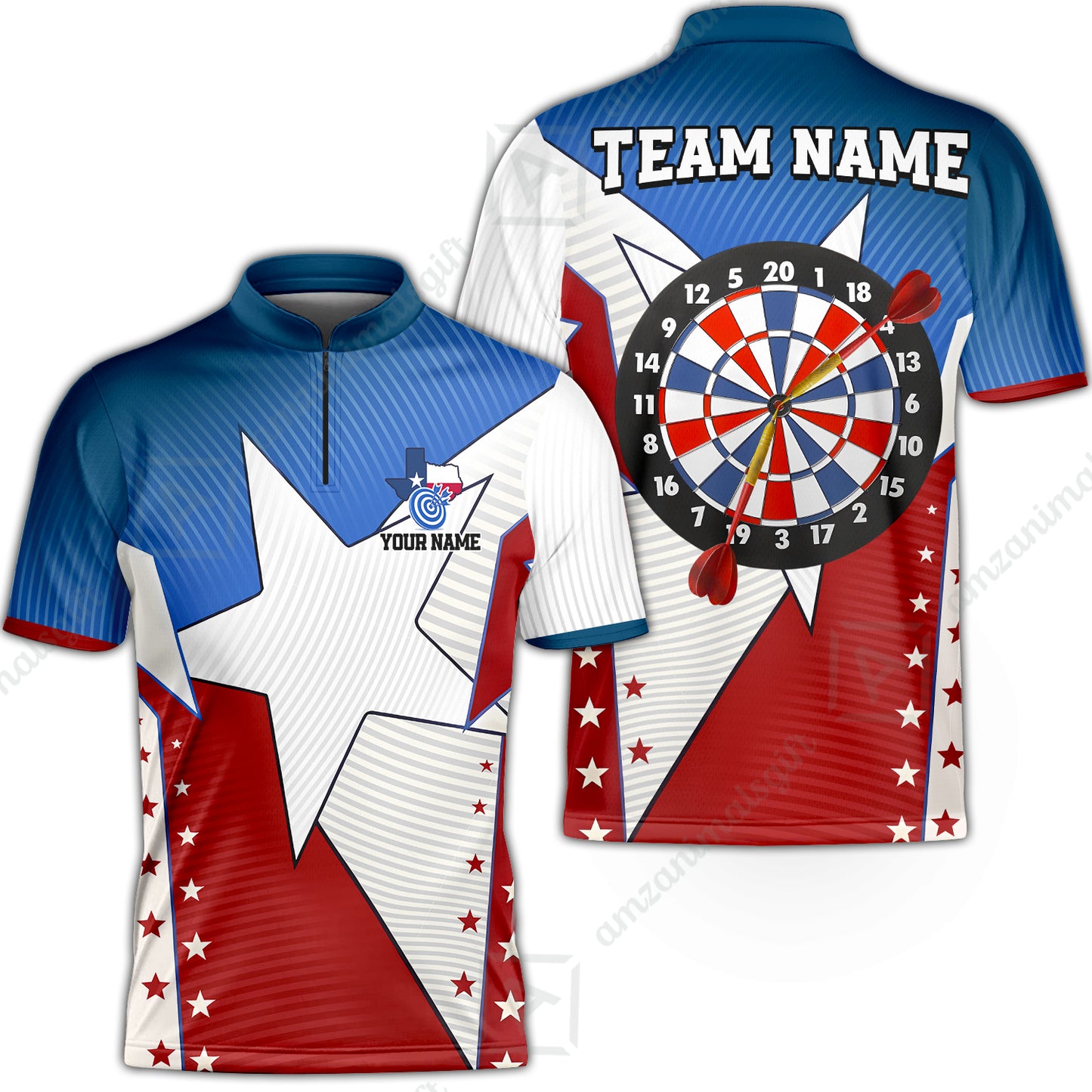 Custom Texas Darts Men Polo Shirt, Personalized Darts For Team Polo Shirt For Men, Perfect Gift For Darts Lovers, Darts Players