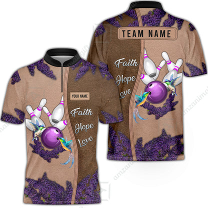 Custom Christian Faith Bowling Jersey Polo Shirt, Custom Christian Faith Bowling Jersey Team Shirt For Players With Name & Team Name