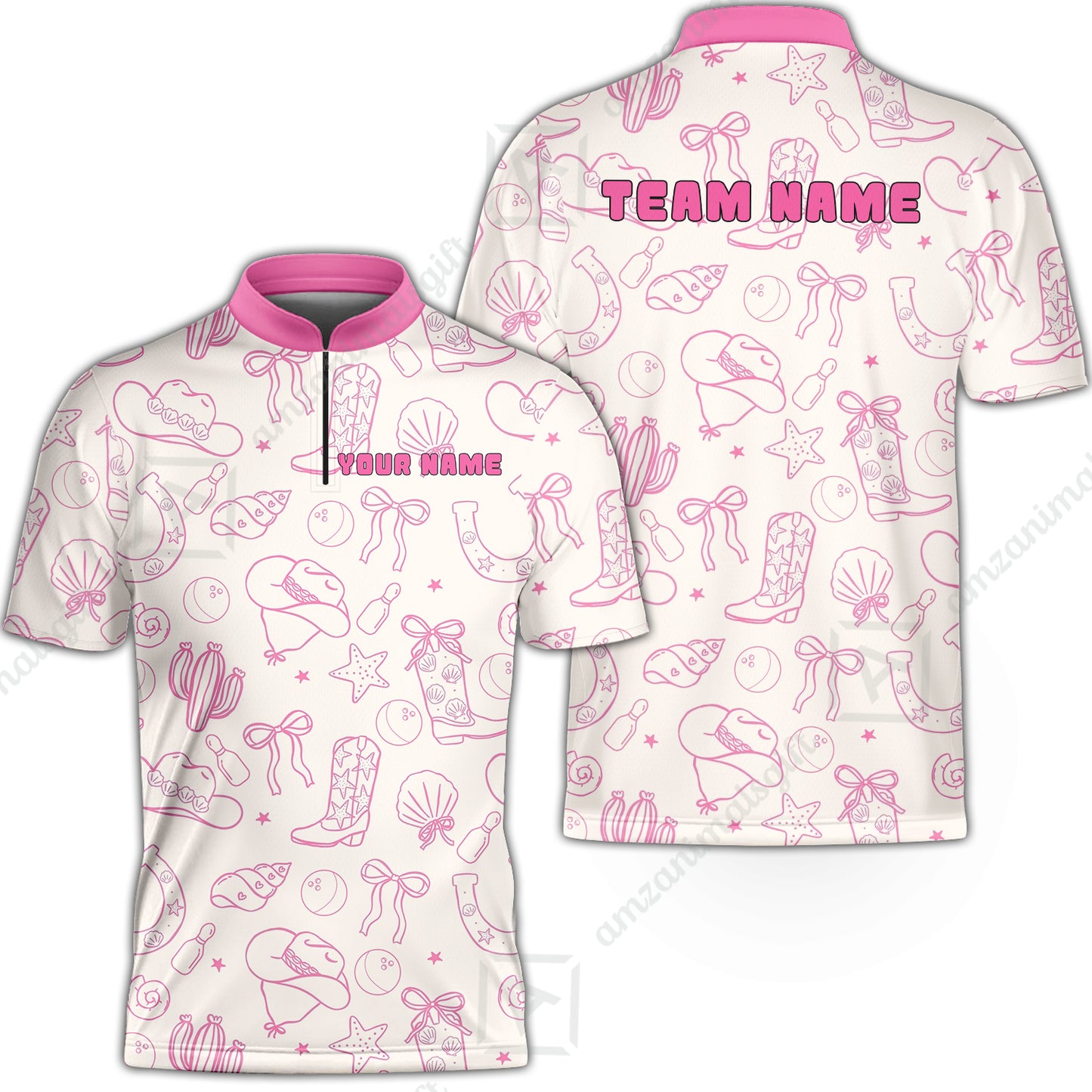 Custom Bowling Jersey Polo Shirt, Sweet Storm, Custom Bowling Jersey Team Shirt For Players With Name and Team Name