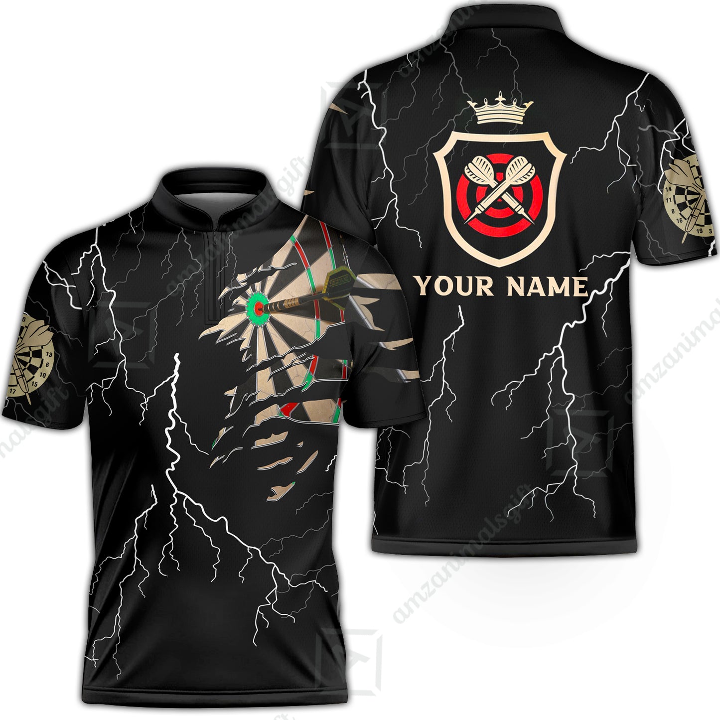 Darts Custom Name Men Polo Shirt, Darts Target Personalized Men Polo Shirt Gift For Darts Lovers, Friend, Team, Darts Player