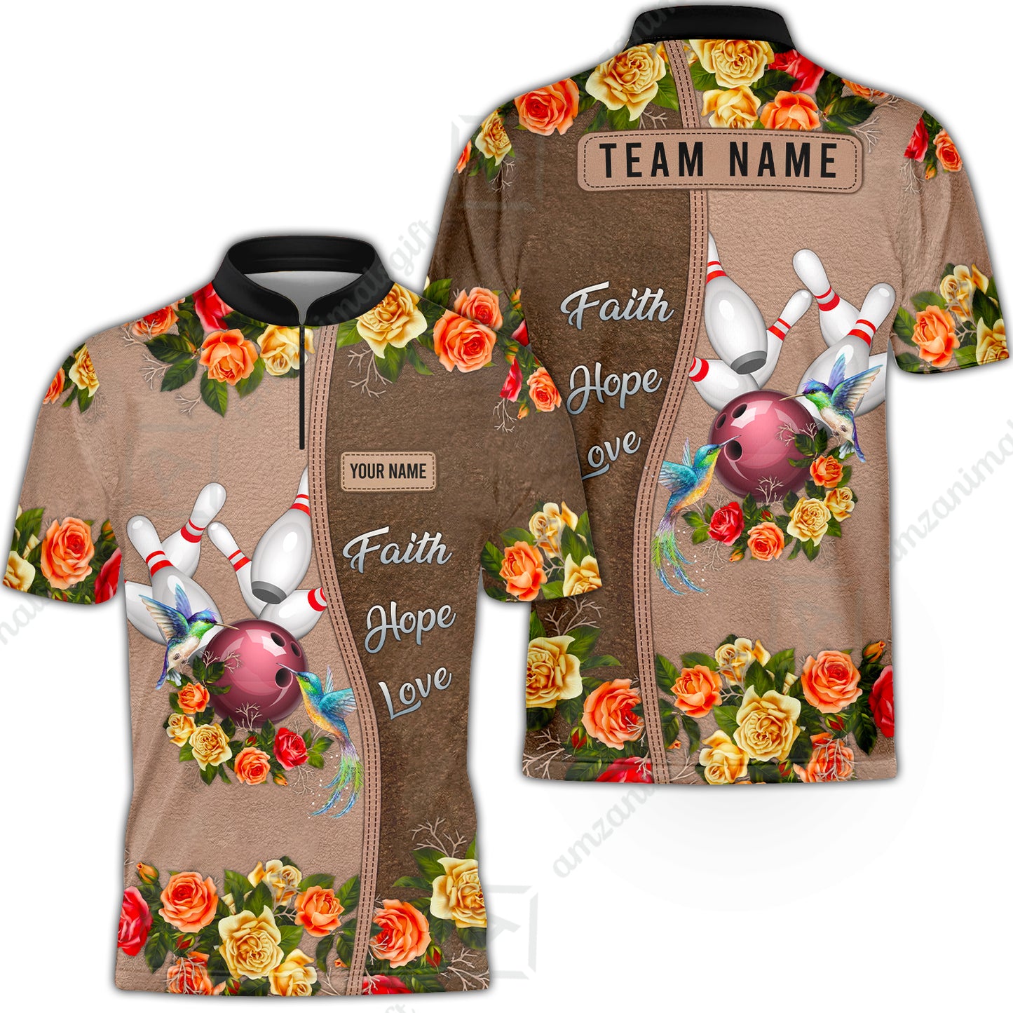 Custom Christian Faith Bowling Jersey Polo Shirt, Custom Christian Faith Bowling Jersey Team Shirt For Players With Name & Team Name