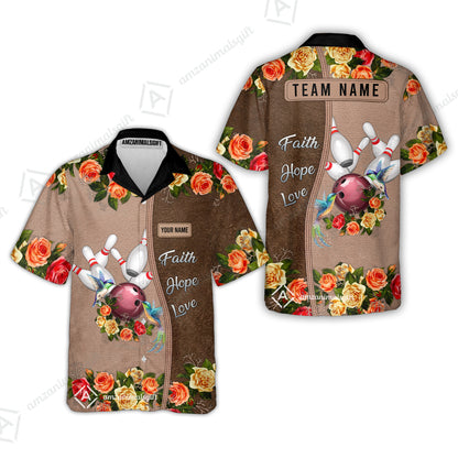 Custom Christian Faith Bowling Jersey Polo Shirt, Custom Christian Faith Bowling Jersey Team Shirt For Players With Name & Team Name