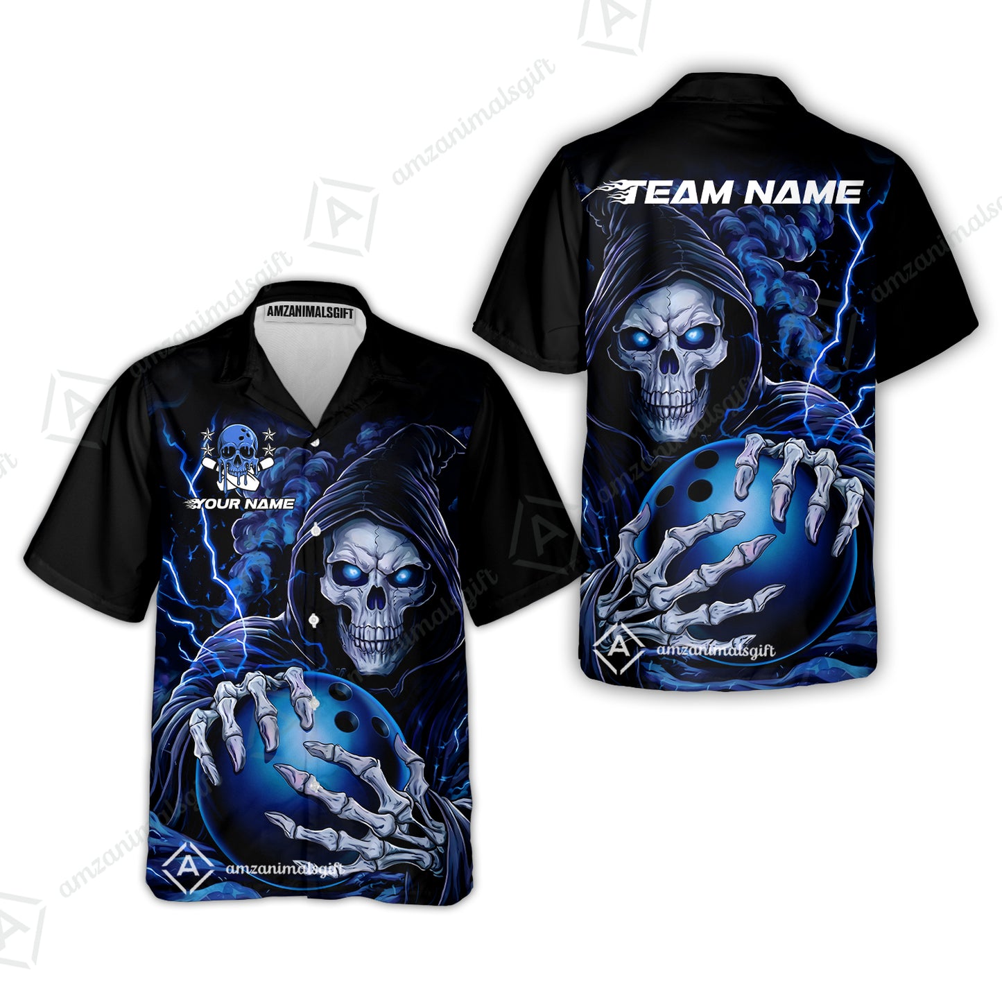 Custom Bowling Jersey Polo Shirt, The Death Hold Bowling Ball, Custom Bowling Jersey Team Shirt For Players With Name & Team Name