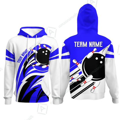 Custom Bowling Team Jersey, Bowling Player Jersey Multicolor Polo Quarter-Zip Shirts, Custom Bowling Uniforms Jerseys