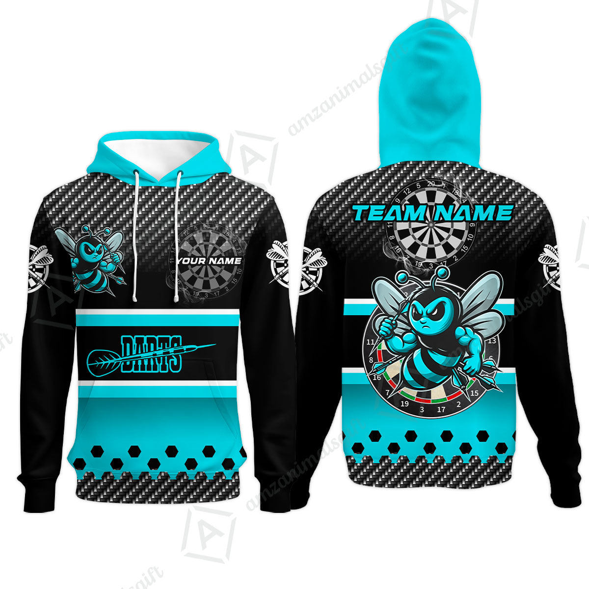 Custom Funny Bee Darts Unisex Polo Team Shirts, Custom Team League Darts Jersey Polo , Custom Darts Team Jerseys Uniform