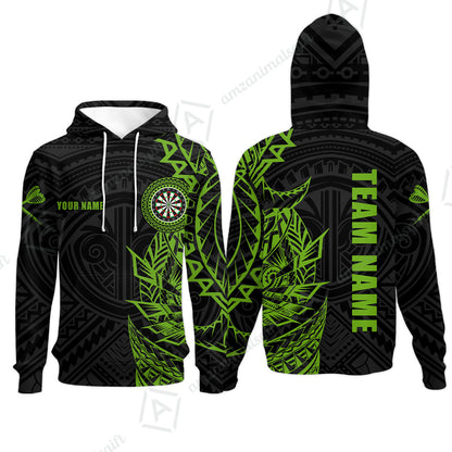 Custom Tribal Darts Team Men Polo Shirts, Darts uniforms Tribal Darts Personalized Name And Team Name
