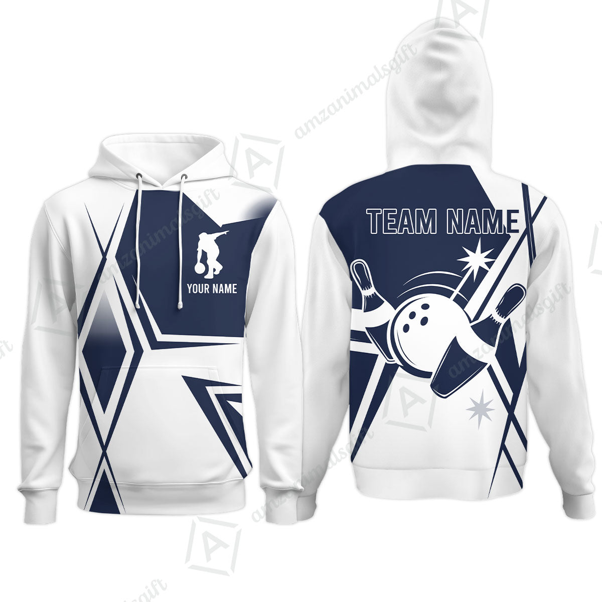 Custom Bowling Team Jersey,  Custom Name And Team Name Bowling Jersey Multicolor Polo Quarter-Zip Shirts, Custom Bowling Uniforms Jerseys