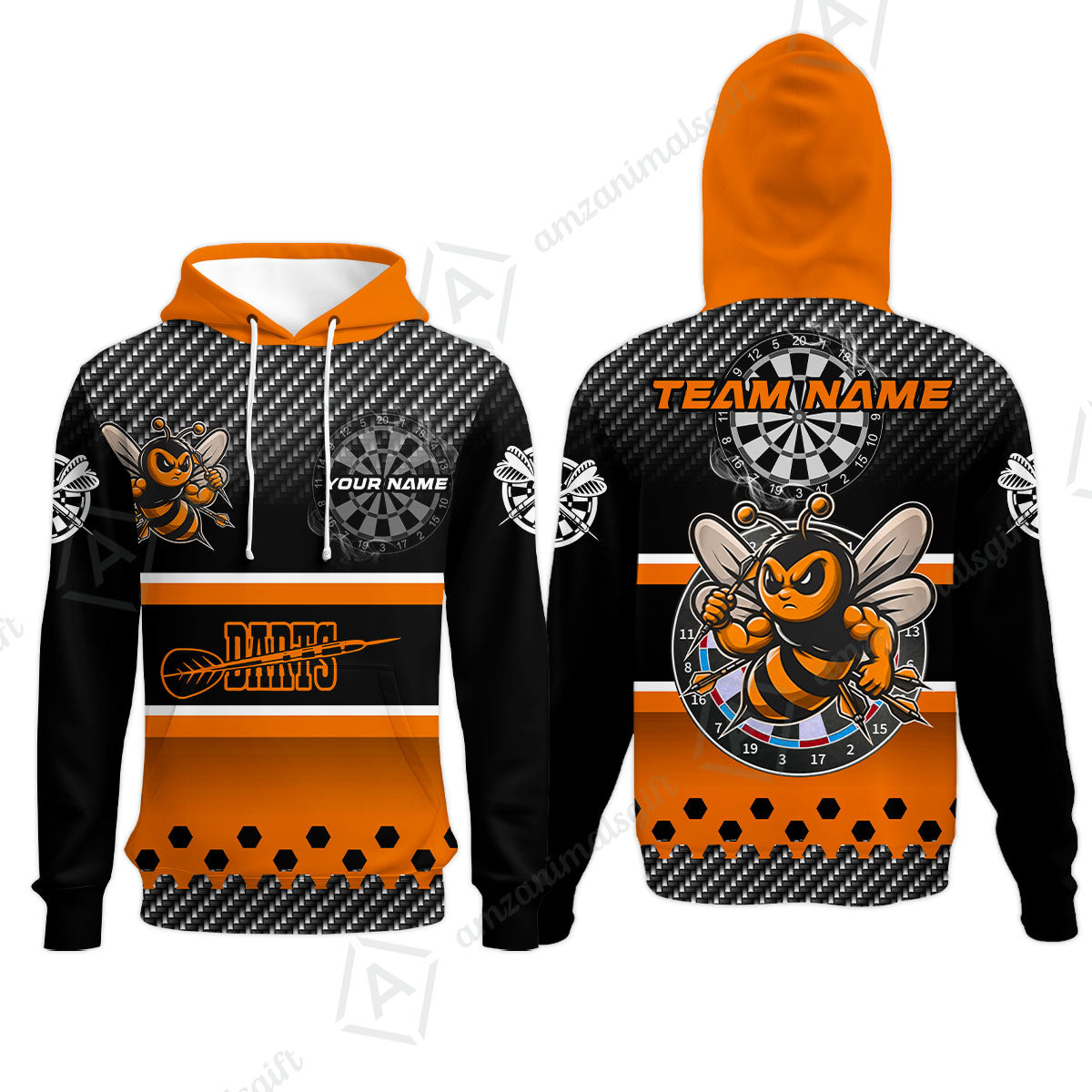 Custom Funny Bee Darts Unisex Polo Team Shirts, Custom Team League Darts Jersey Polo , Custom Darts Team Jerseys Uniform