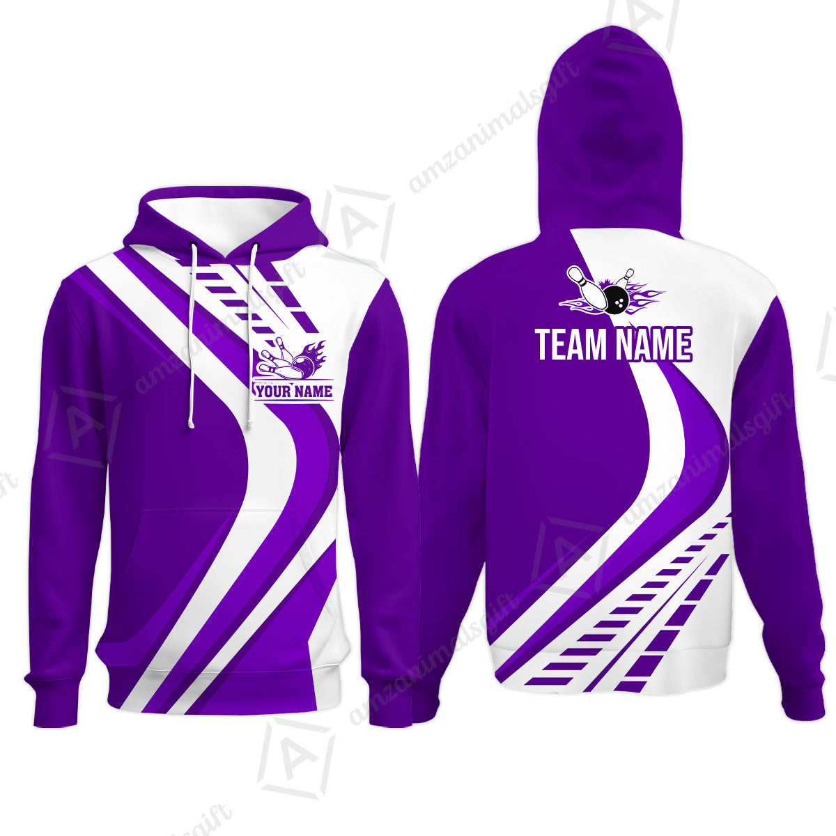 Customize Your Name, Team Name Bowling Jersey, Bowling Team Jersey Multicolor Polo Quarter-Zip Shirts, Custom Bowling Uniforms Jerseys