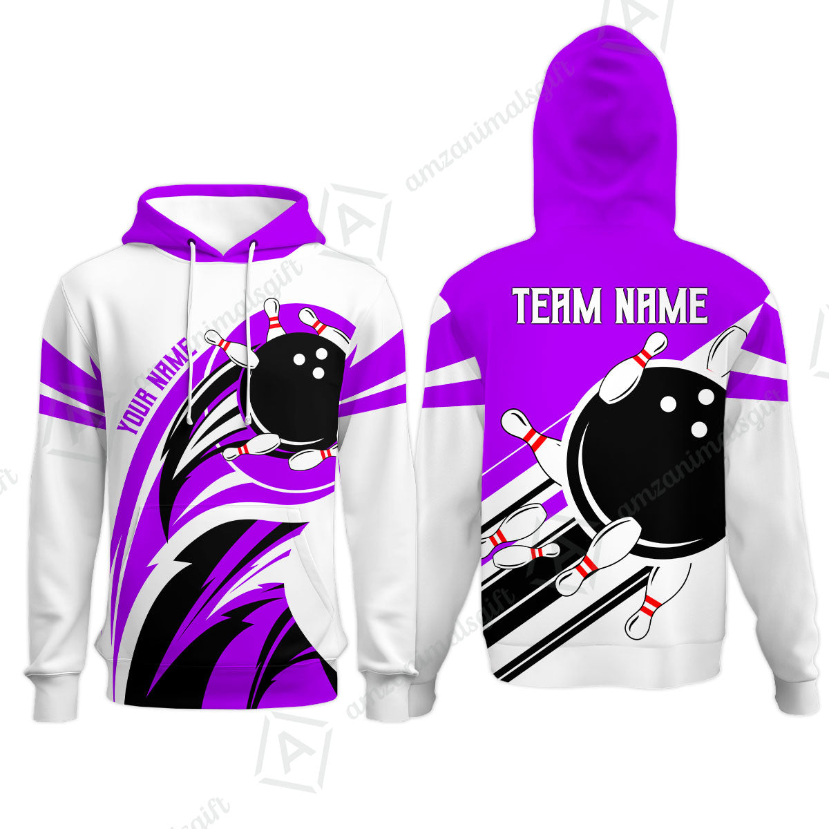 Custom Bowling Team Jersey, Bowling Player Jersey Multicolor Polo Quarter-Zip Shirts, Custom Bowling Uniforms Jerseys