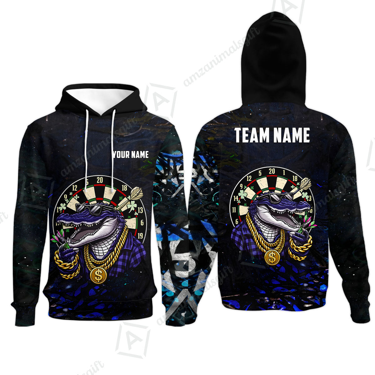 Custom Darts Team Jersey, Personalized Alligator Dart Jersey Shirt For Players With Name & Team Name