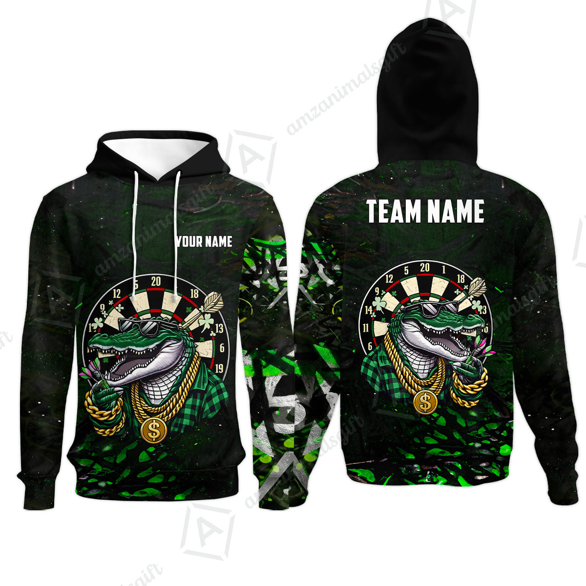 Custom Darts Team Jersey, Personalized Alligator Dart Jersey Shirt For Players With Name & Team Name