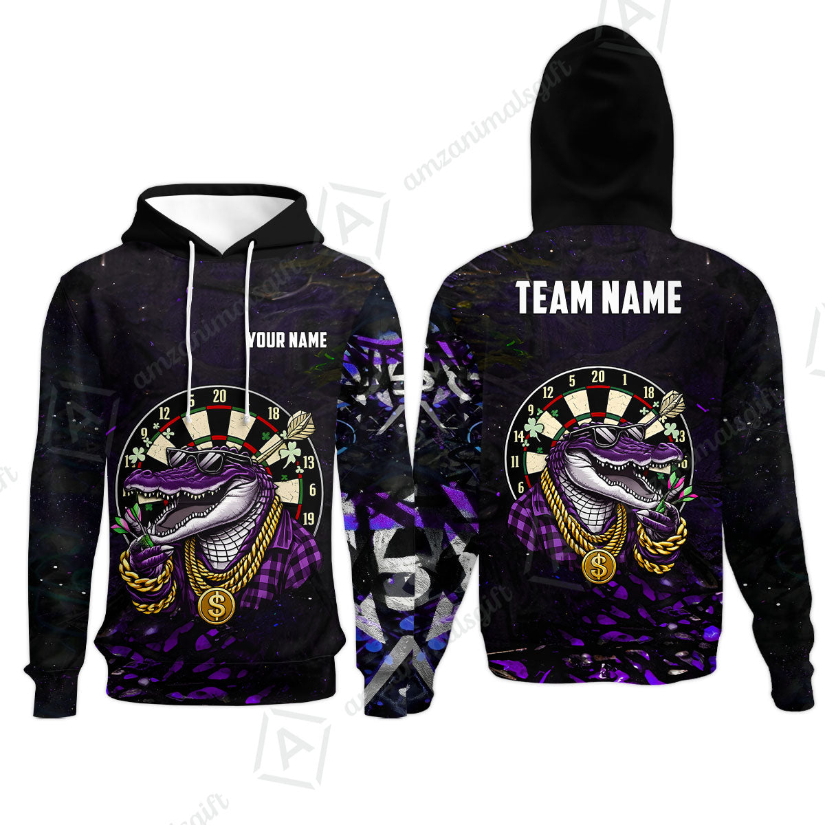 Custom Darts Team Jersey, Personalized Alligator Dart Jersey Shirt For Players With Name & Team Name