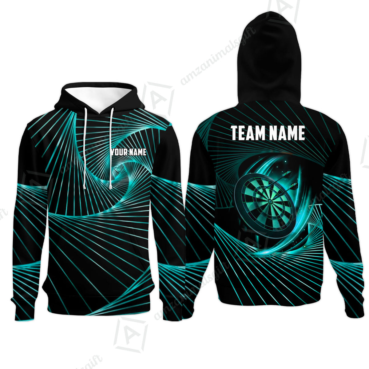 Custom Darts Team Jersey, Personalized Dark Flame Dart Polo Shirt For Players With Name & Team Name