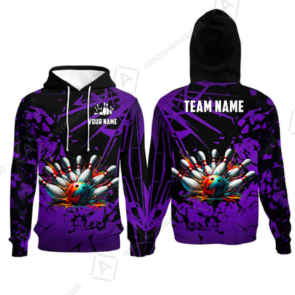 Custom Bowling Jersey Polo Shirt, Strike Explosion Bowling, Custom Bowling Jersey Team Shirt For Players With Name & Team Name