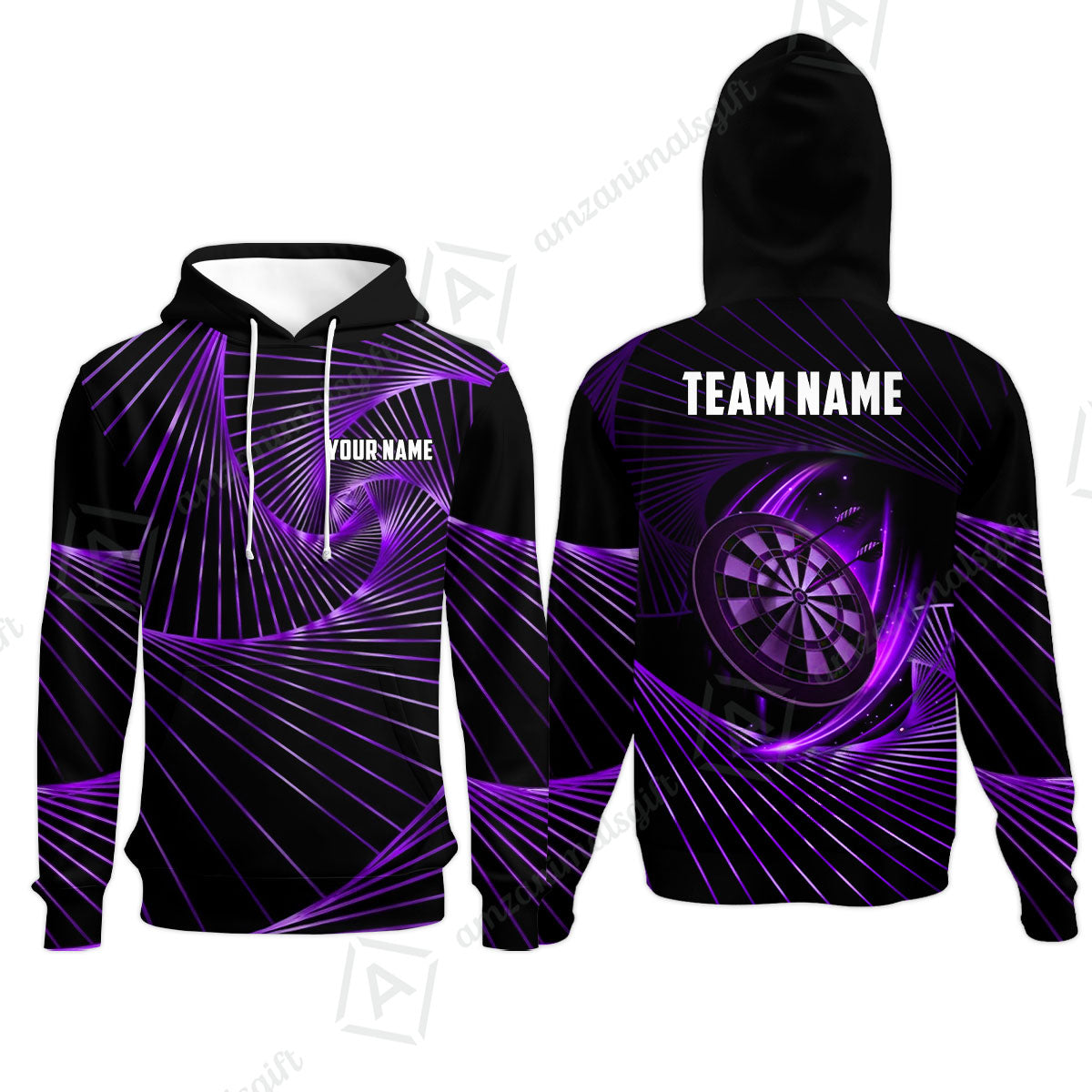 Custom Darts Team Jersey, Personalized Dark Flame Dart Polo Shirt For Players With Name & Team Name