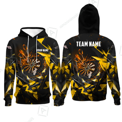 Custom Darts Team Jersey, Personalized Fury Dart Jersey Shirt For Players With Name & Team Name