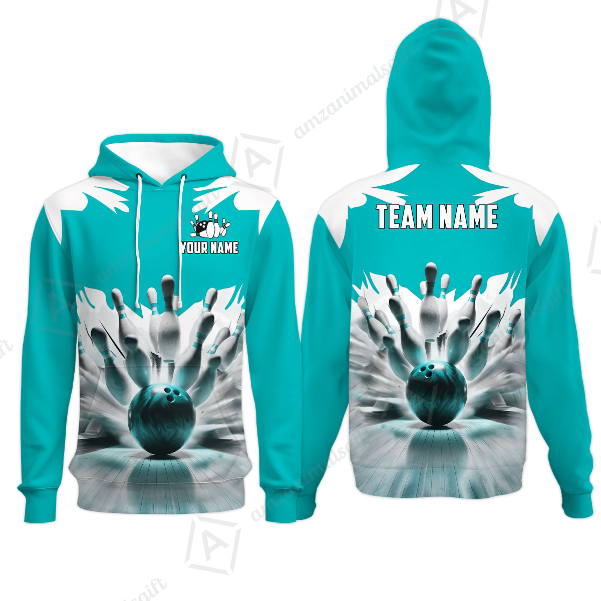 Custom Bowling Jersey Polo Shirt, Electric Marble Strike, Custom Bowling Jersey Team Shirt For Players With Name and Team Name