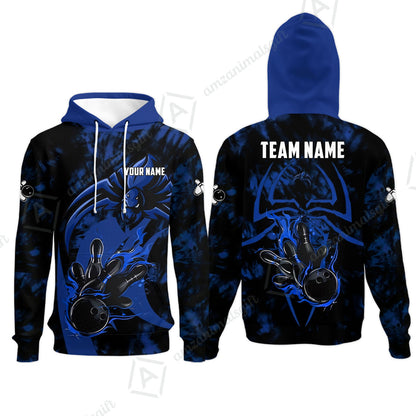 Custom Bowling Jersey Polo Shirt, Neon Venom Spider Monster, Custom Bowling Jersey Team Shirt For Players With Name and Team Name