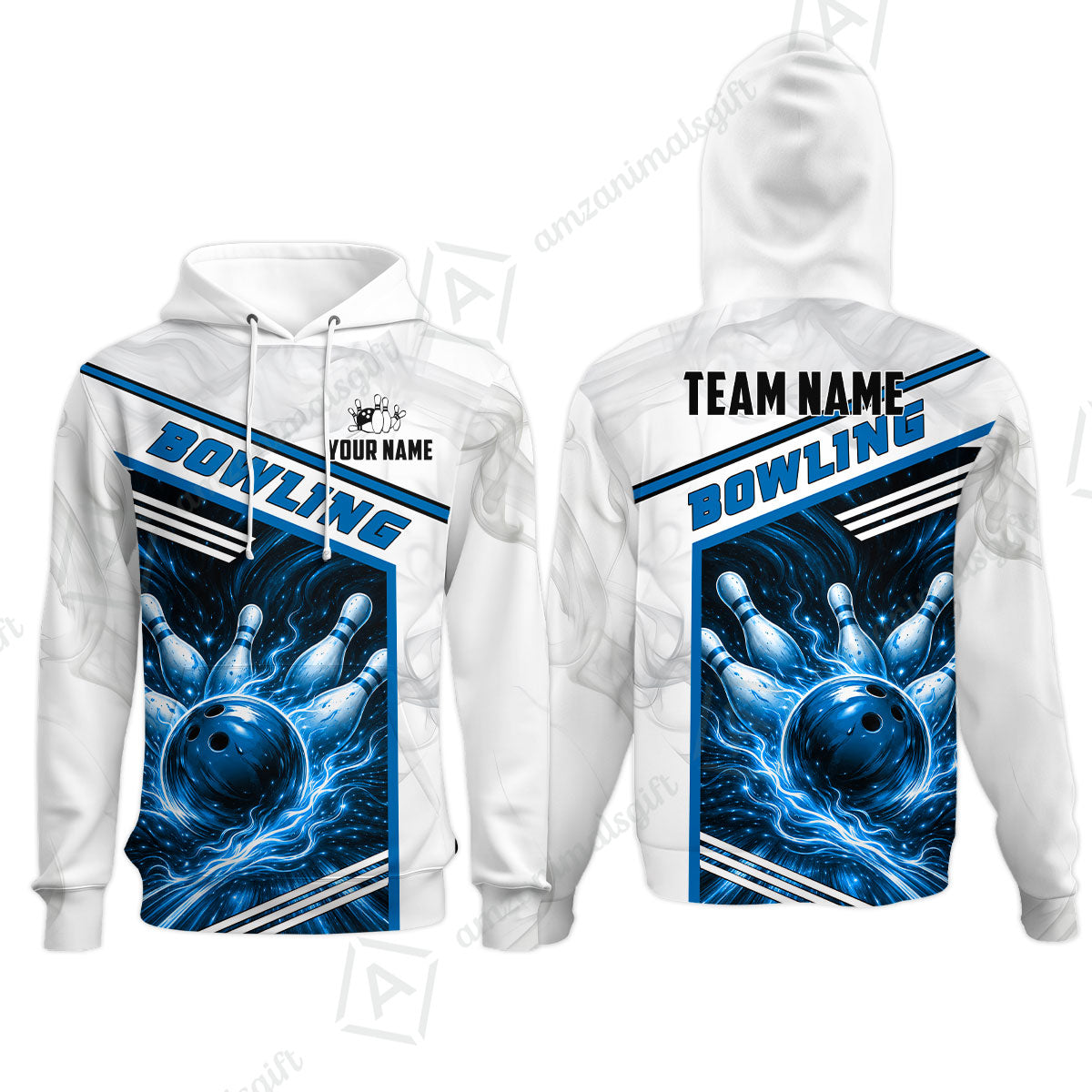 Custom Bowling Jersey Polo Shirt, Retro Racing & Fire Strike, Custom Bowling Jersey Team Shirt For Players With Name & Team Name