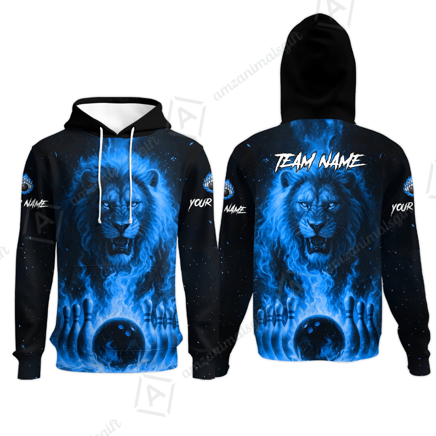 Custom Bowling Jersey Polo Shirt, Bowling Lion Of The Savannah, Custom Bowling Jersey Team Shirt For Players With Name & Team Name
