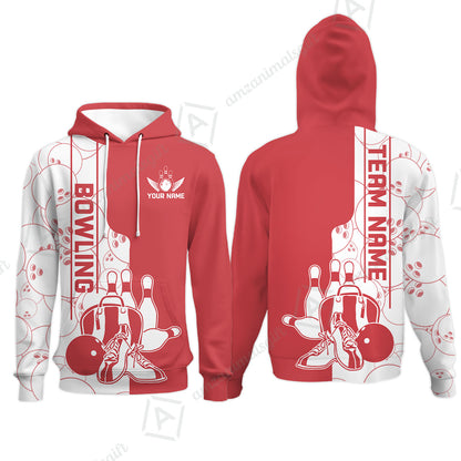 Custom Bowling Team Jersey Bowling Shoes Polo Shirts, Bowling Team Uniforms, Personalized Name And Team Name