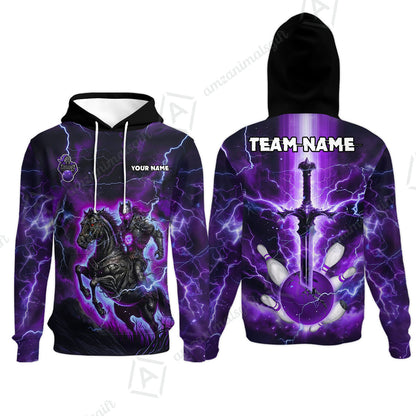 Custom Bowling Jersey Polo Shirt, Dark Knight Bowling, Custom Bowling Jersey Team Shirt For Players With Name & Team Name