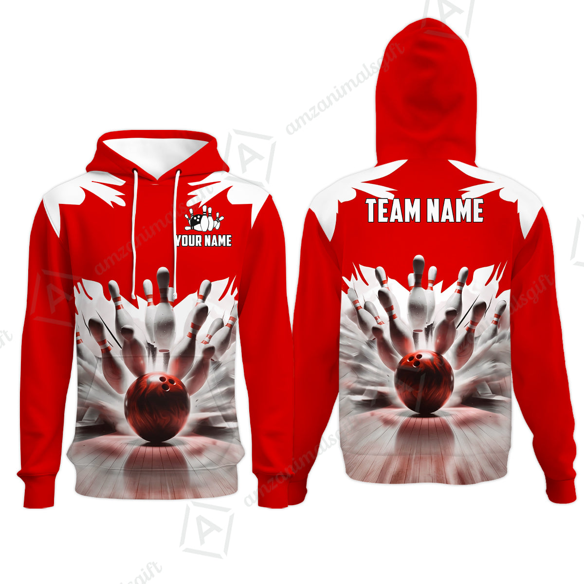Custom Bowling Jersey Polo Shirt, Electric Marble Strike, Custom Bowling Jersey Team Shirt For Players With Name and Team Name