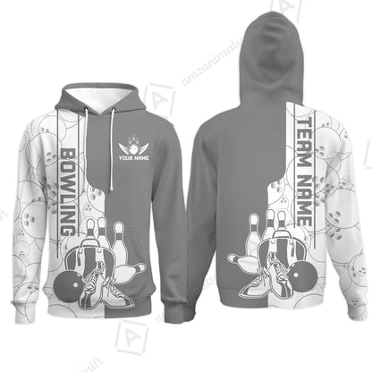 Custom Bowling Team Jersey Bowling Shoes Polo Shirts, Bowling Team Uniforms, Personalized Name And Team Name