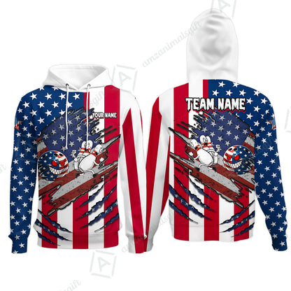 Custom Bowling Jersey Polo Shirt, Monster Strike Bowling Custom Bowling Jersey Team Shirt For Players With Name & Team Name