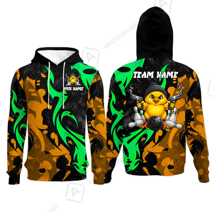 Custom Bowling Jersey Polo Shirt, Baby Gangsters, Custom Bowling Jersey Team Shirt For Players With Name and Team Name