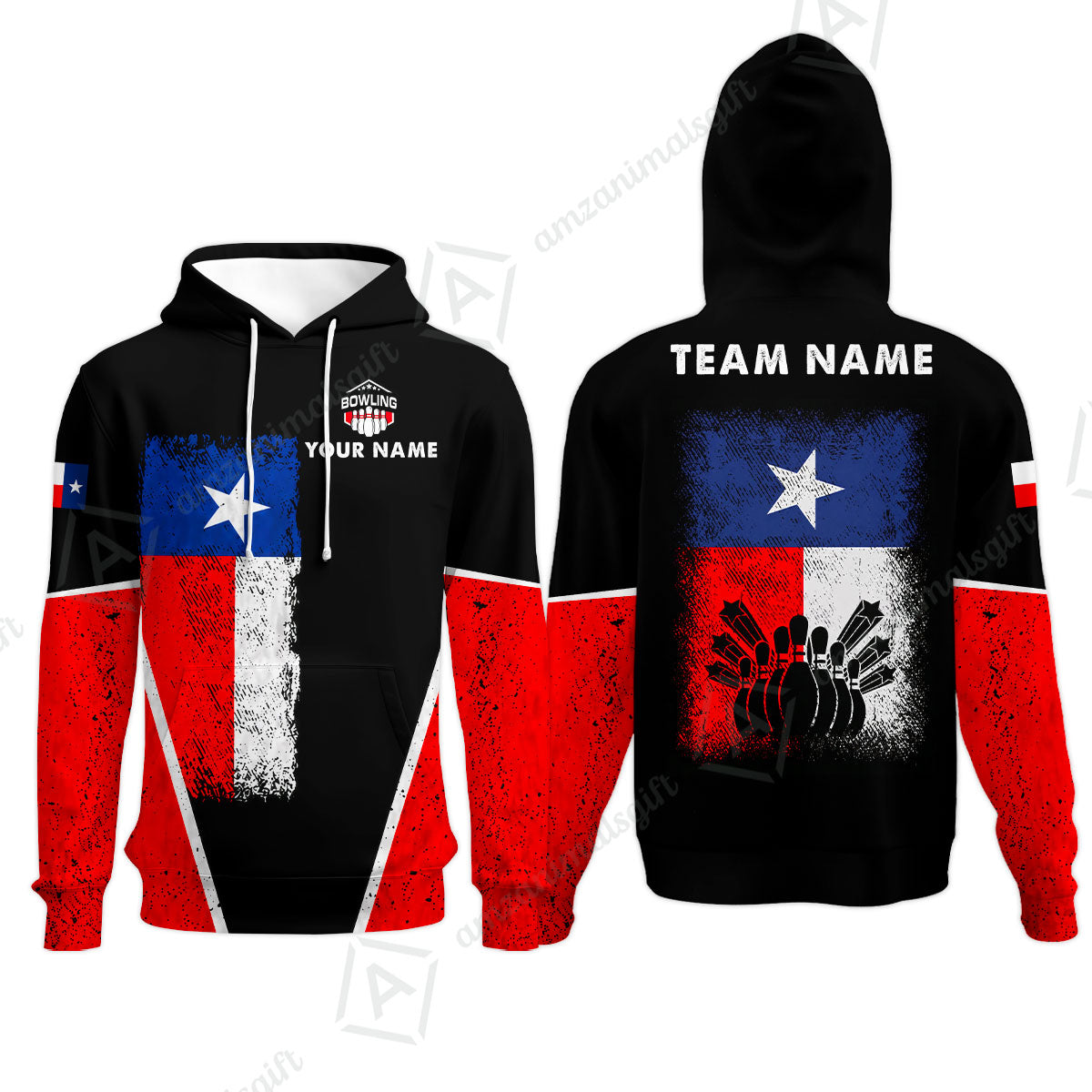 Custom Bowling Jersey Polo Shirt, Texas Stricker, Custom Bowling Jersey Team Shirt For Players With Name and Team Name