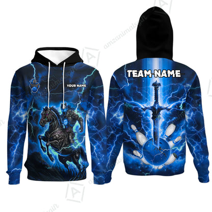 Custom Bowling Jersey Polo Shirt, Dark Knight Bowling, Custom Bowling Jersey Team Shirt For Players With Name & Team Name