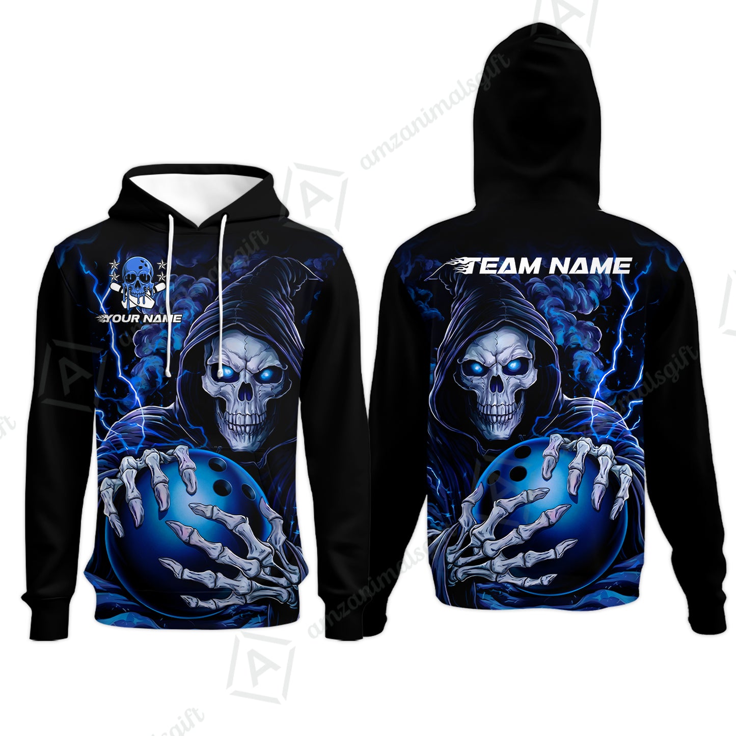 Custom Bowling Jersey Polo Shirt, The Death Hold Bowling Ball, Custom Bowling Jersey Team Shirt For Players With Name & Team Name