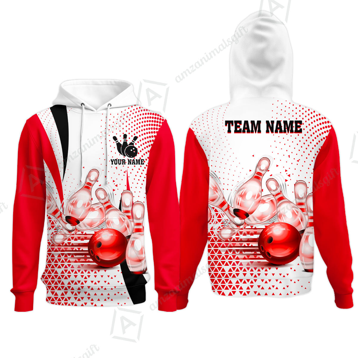 Custom Bowling Polo Shirt - Bowling Jerseys Team, Bowling uniforms, Custom Bowling Shirts With Personalized Name And Team Name - Gifts for Bowlers