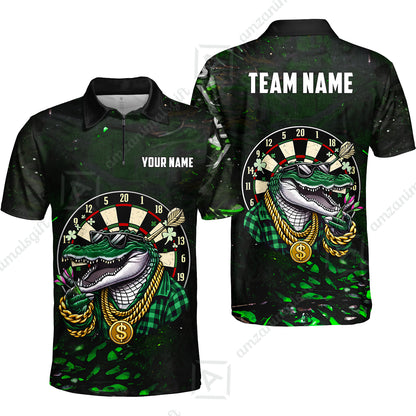 Custom Darts Team Jersey, Personalized Alligator Dart Jersey Shirt For Players With Name & Team Name