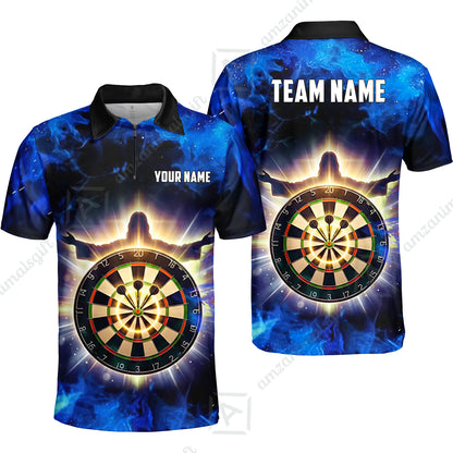 Custom Darts Team Jersey, Personalized Heavenly Strike Dart Polo Shirt For Players With Name & Team Name