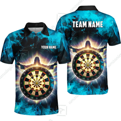 Custom Darts Team Jersey, Personalized Heavenly Strike Dart Polo Shirt For Players With Name & Team Name