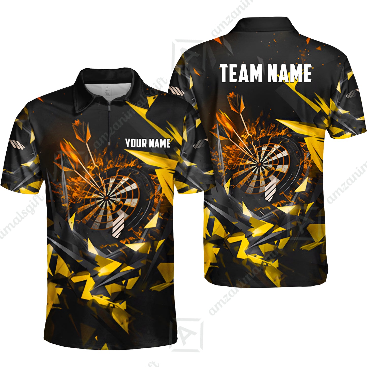 Custom Darts Team Jersey, Personalized Fury Dart Jersey Shirt For Players With Name & Team Name