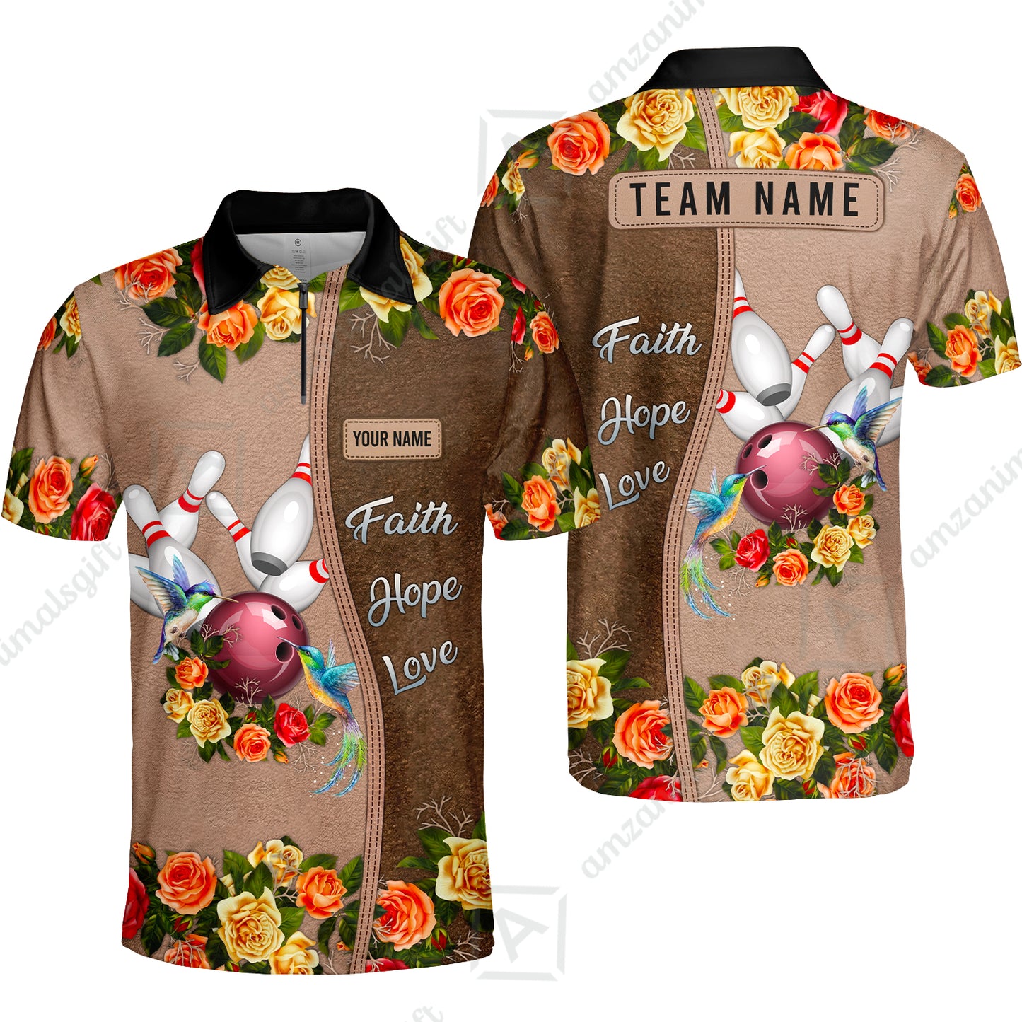 Custom Christian Faith Bowling Jersey Polo Shirt, Custom Christian Faith Bowling Jersey Team Shirt For Players With Name & Team Name