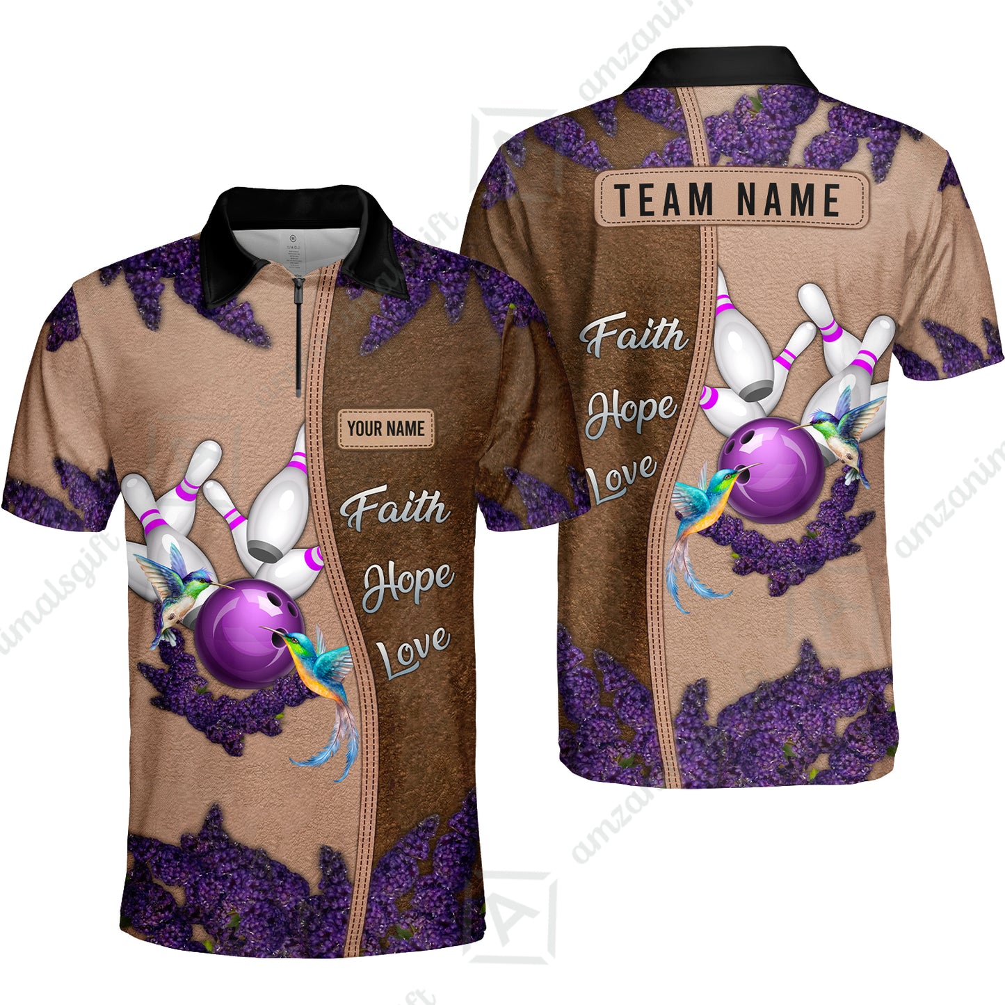 Custom Christian Faith Bowling Jersey Polo Shirt, Custom Christian Faith Bowling Jersey Team Shirt For Players With Name & Team Name