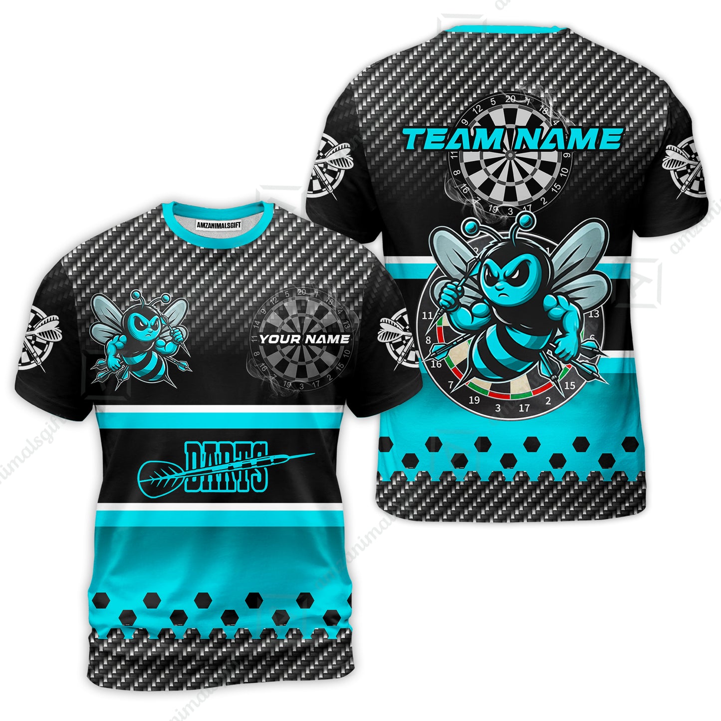 Custom Funny Bee Darts Unisex Polo Team Shirts, Custom Team League Darts Jersey Polo , Custom Darts Team Jerseys Uniform