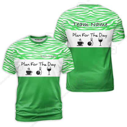 Custom Bowling Jersey Polo Shirt, Pink Zebra Pattern Bowling, Custom Bowling Jersey Team Shirt For Players With Name & Team Name