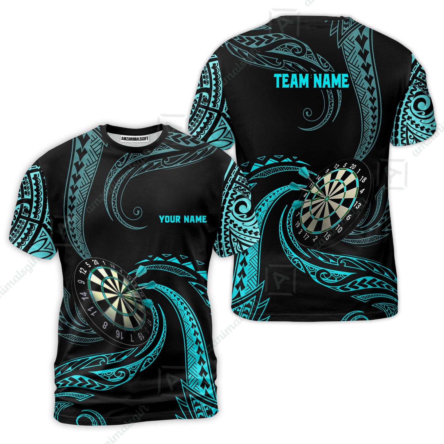 Custom Roll Tribal Darts Team Men Polo Shirts, Darts uniforms Roll Tribal Darts Personalized Name And Team Name