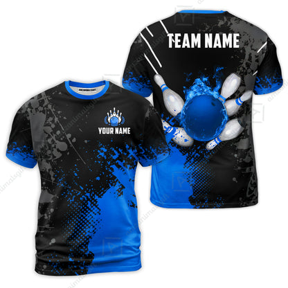 Custom Bowling Jersey Polo Shirt, Fire Ball Bowling, Custom Bowling Jersey Team Shirt For Players With Name & Team Name