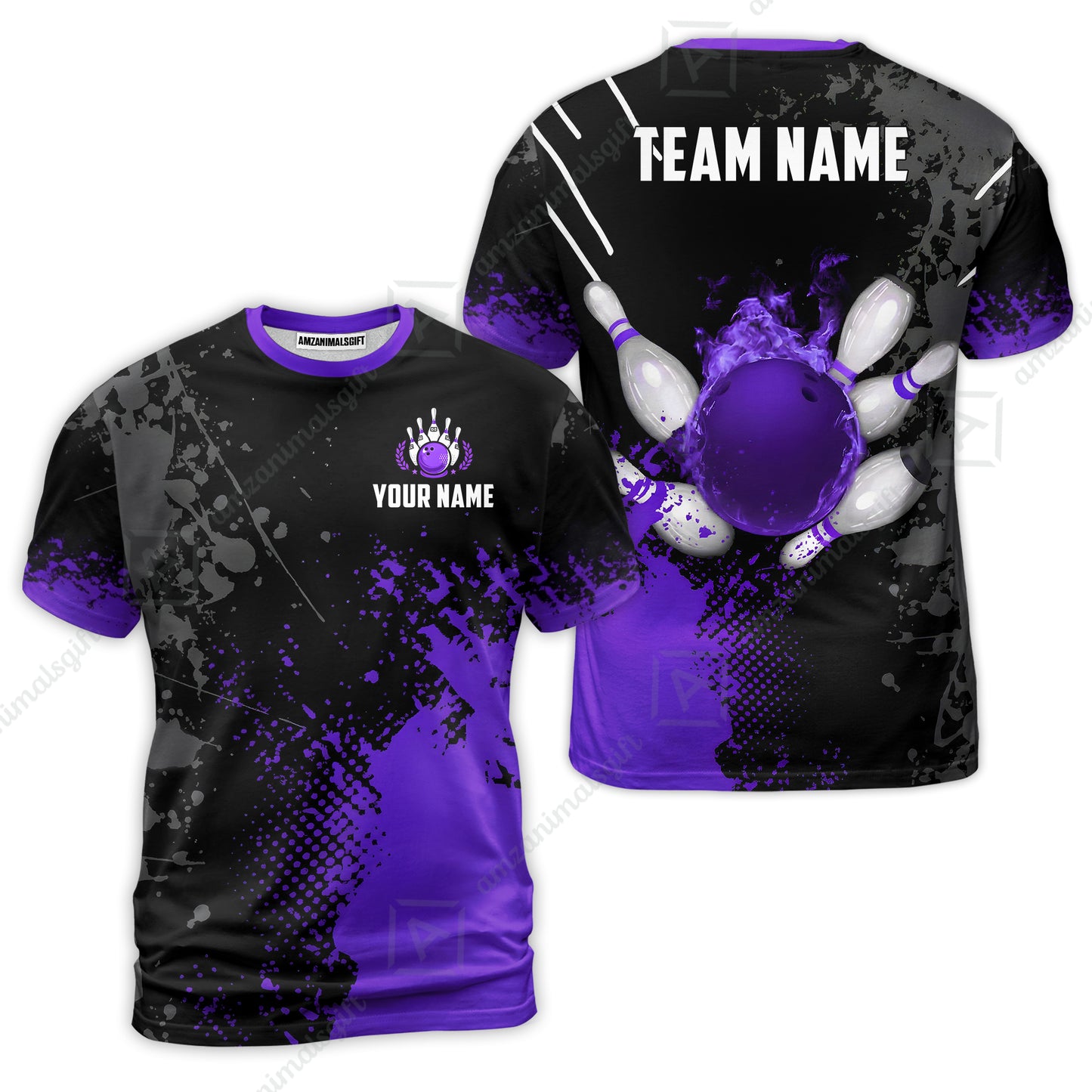 Custom Bowling Jersey Polo Shirt, Fire Ball Bowling, Custom Bowling Jersey Team Shirt For Players With Name & Team Name