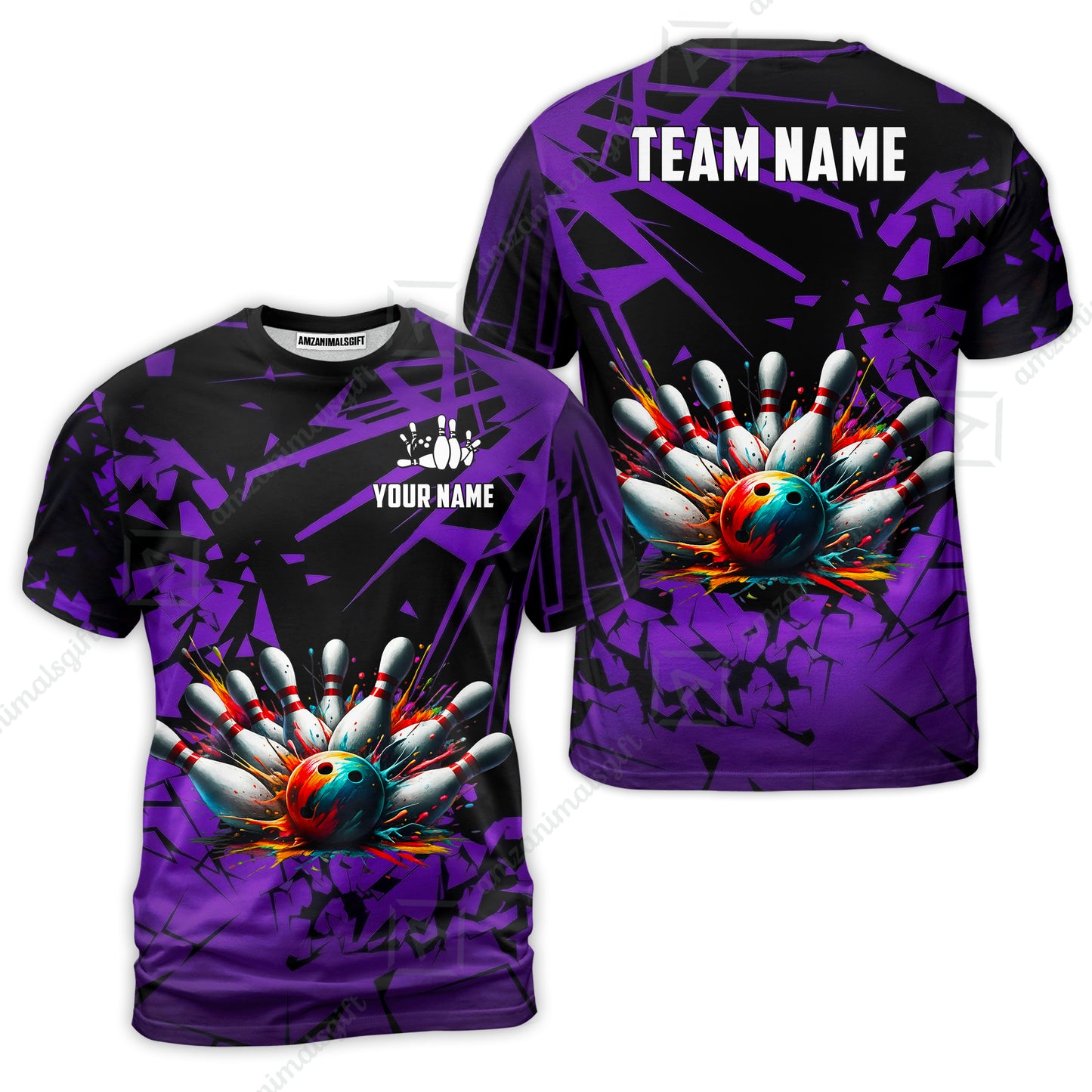 Custom Bowling Jersey Polo Shirt, Strike Explosion Bowling, Custom Bowling Jersey Team Shirt For Players With Name & Team Name